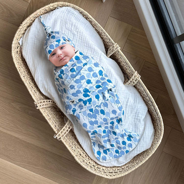 Snugababe Swaddle™ Sleep Pod - Blue Balloons