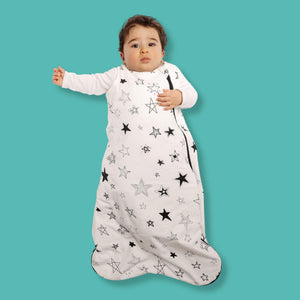 One & Done Sleep Sack featuring a star design for comfortable and safe sleep for babies.