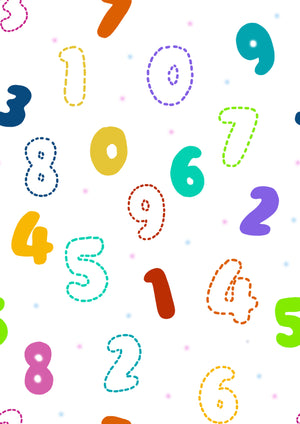 Numbers Printed Printed Canopy