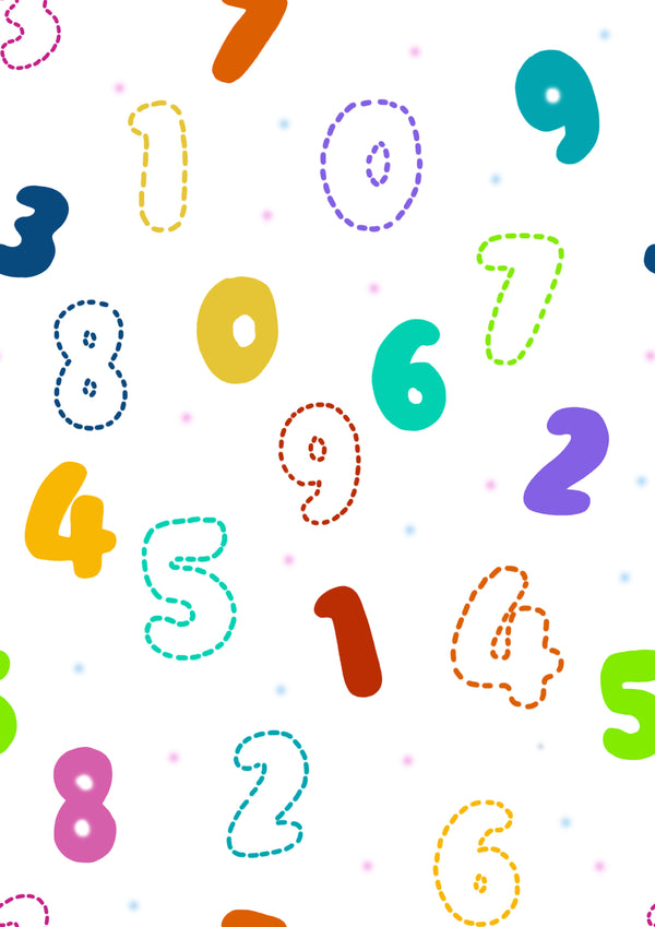 Numbers Printed Printed Canopy