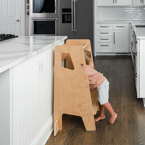Montessori Toddler Tower Adjustable Kitchen Stool Helper