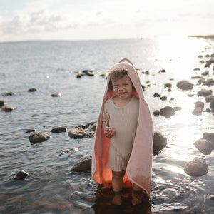 Mushie Organic Cotton Baby Hooded Towel Hooded for Babies and Toddlers