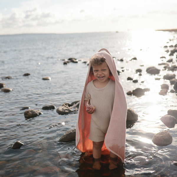 Mushie Organic Cotton Baby Hooded Towel Hooded for Babies and Toddlers