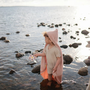 Mushie Organic Cotton Baby Hooded Towel Hooded for Babies and Toddlers