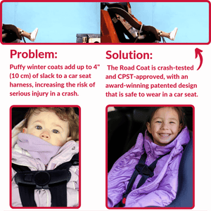 Car Seat Coat | The Road Coat Transition - Fuchsia