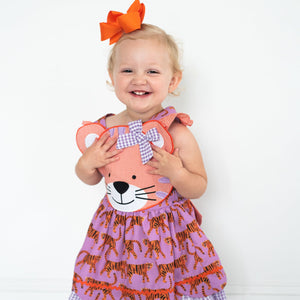 Orange & Purple Tiger Dress