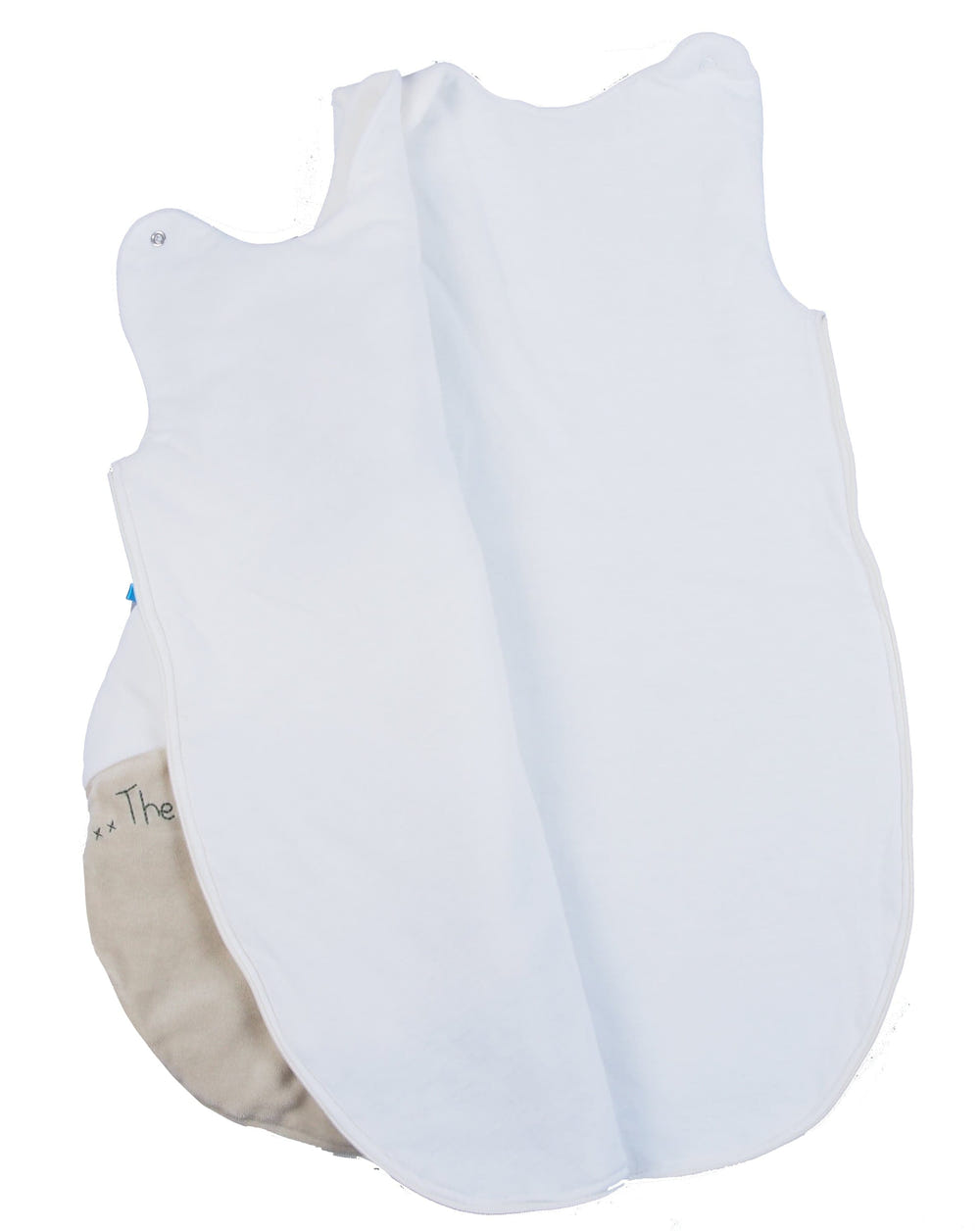 Olive baby sleeping sack, a cozy wearable blanket for safe and comfortable sleep.