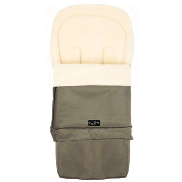 Olive Organic Wool Adjustable Footmuff