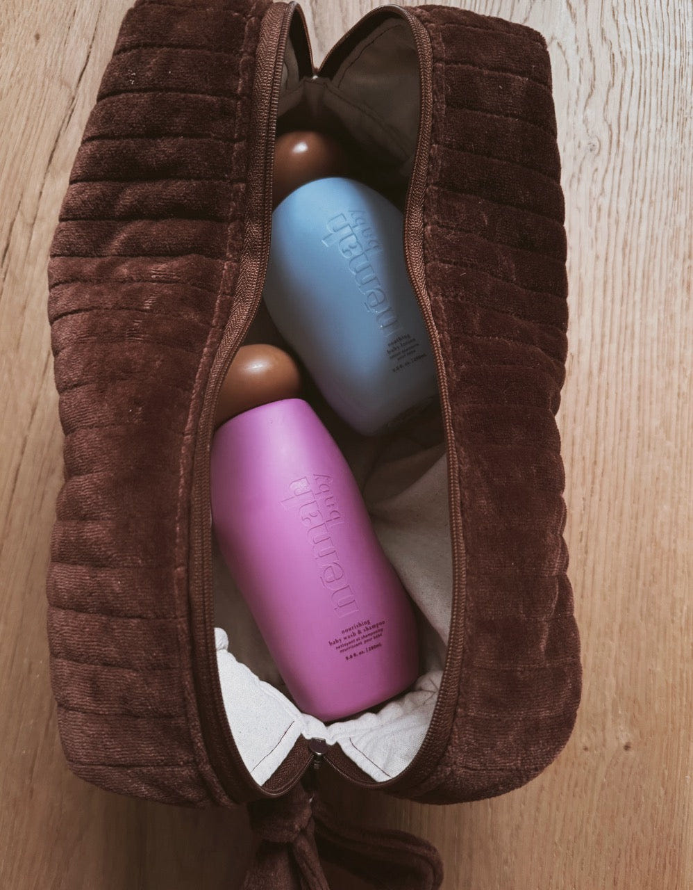 Bath Time Duo Travel Set for babies - gentle hair and body wash in convenient travel sizes.