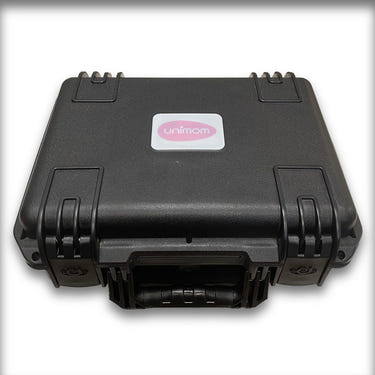 Unimom Opera Hard Case for breast pumps, stylish and durable storage solution for nursing moms.