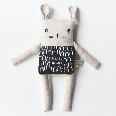 Organic Mouse Flippy Friend - German Edition, soft toy for babies, perfect for cuddling and playtime.