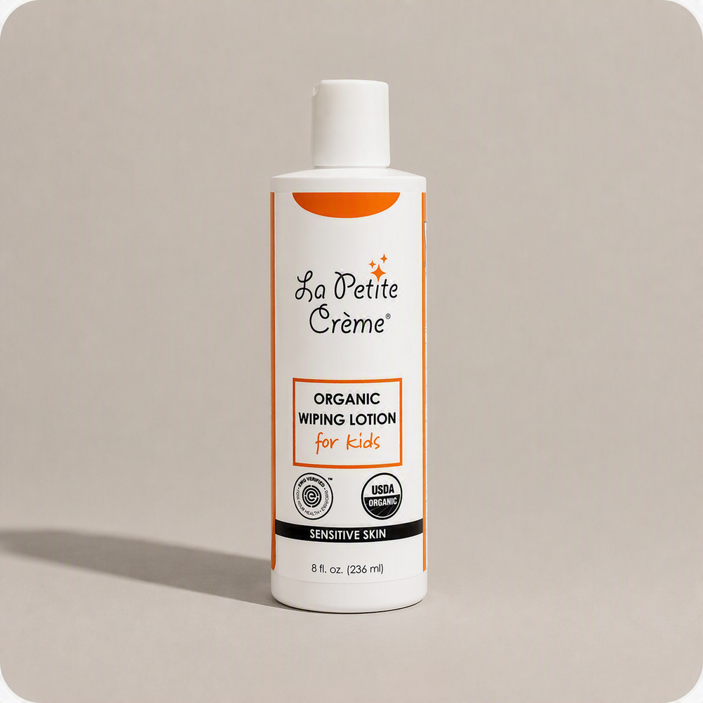 La Petite Creme Organic Wiping Lotion for Kids Fragrance-Free