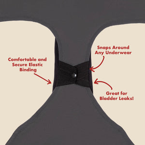 Reusable 5-piece feminine pad bundle for heavy flows, shown at angle 5. Eco-friendly and comfortable for all-day use.