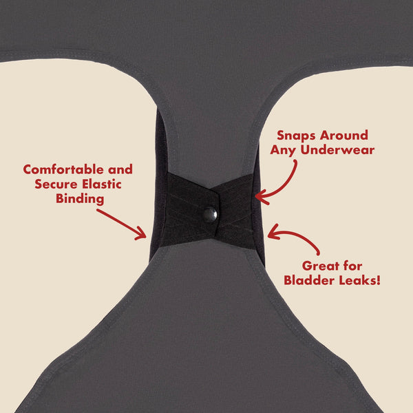 Reusable 5-piece feminine pad bundle for heavy flows, shown at angle 5. Eco-friendly and comfortable for all-day use.