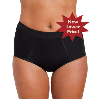Microfiber boyshort period underwear for medium flows, perfect for nursery decor and baby comfort.