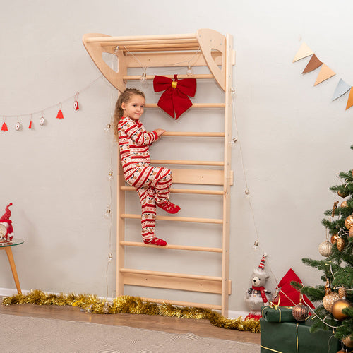 "Swedish Wall for babies: versatile play and exercise equipment for early development and fun."