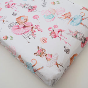 Changing Pad Cover - Ballerinas