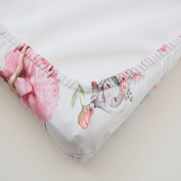 Changing Pad Cover - Ballerinas