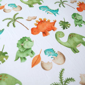 Dinosaurs Fitted Crib Sheet - MOOGCO Baby