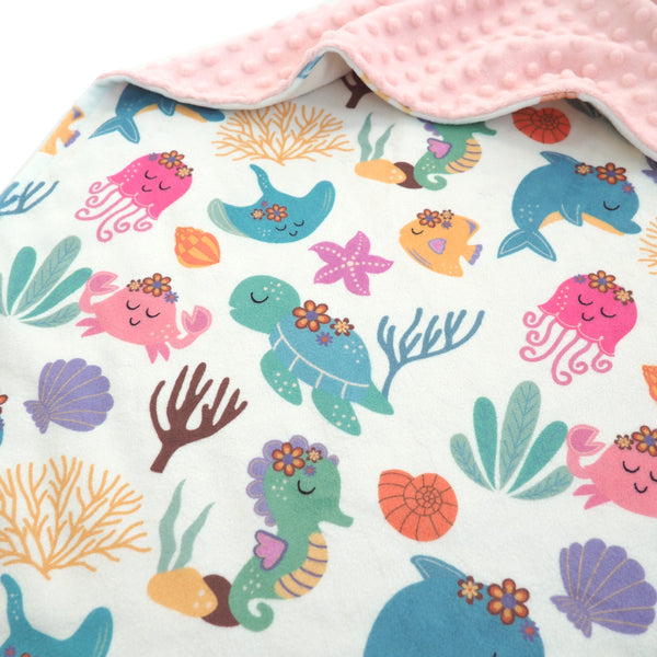 Baby & Toddler Minky Blanket - Undersea Adventure