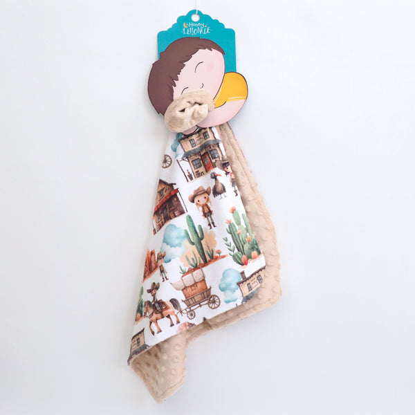 Mini Minky Blanket West Adventure