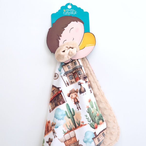 Mini Minky Blanket West Adventure