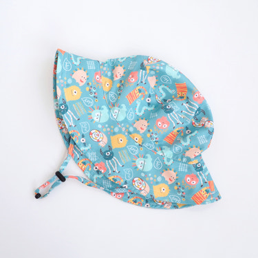 Baby & Kid Sun Hat - Monster Party - MOOGCO Baby