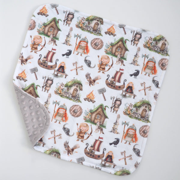 Mini Minky Blanket Vikings