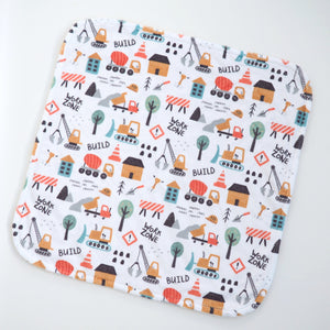 Mini Minky Blanket Little Builder