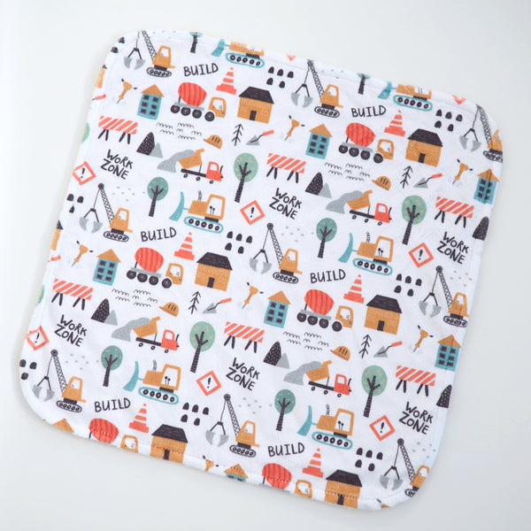 Mini Minky Blanket Little Builder