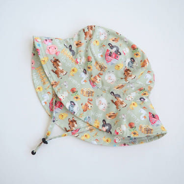 Baby & Kids Sun Hat - Farm Melody - MOOGCO Baby
