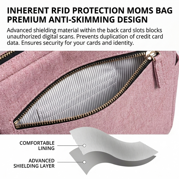 SUNVENO Cute Piglet Doodle Diaper Bag