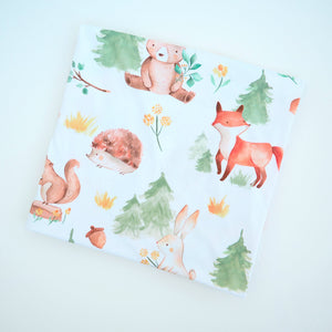 Buttery Soft and Stretchy Swaddle Blanket - Forest Friends