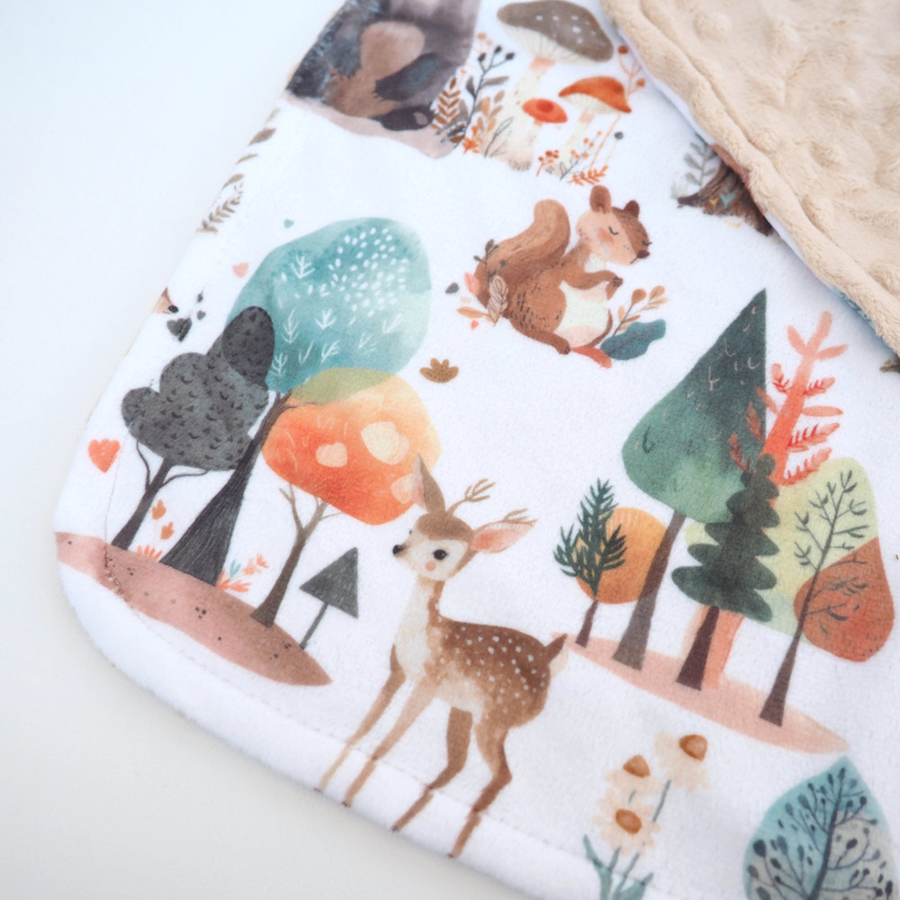 Mini Minky Blanket Enchanted Forest