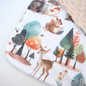 Mini Minky Blanket Enchanted Forest