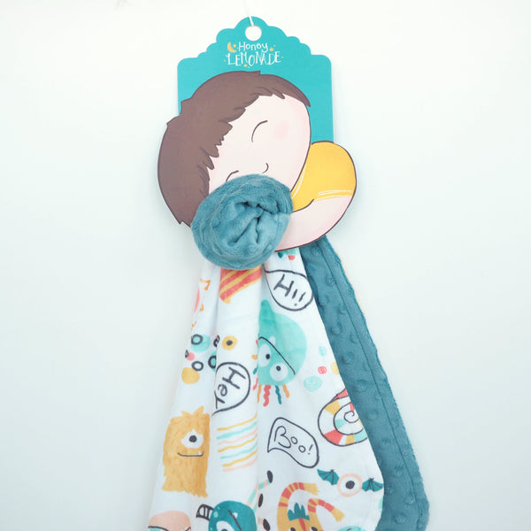 Mini Minky Blanket Monster Party