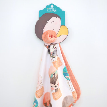 Mini Minky Blanket Hot Air Balloon - MOOGCO Baby