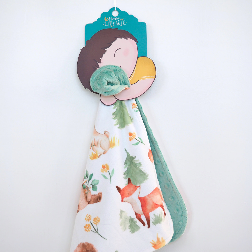 Mini Minky Blanket Forest Friends - MOOGCO Baby