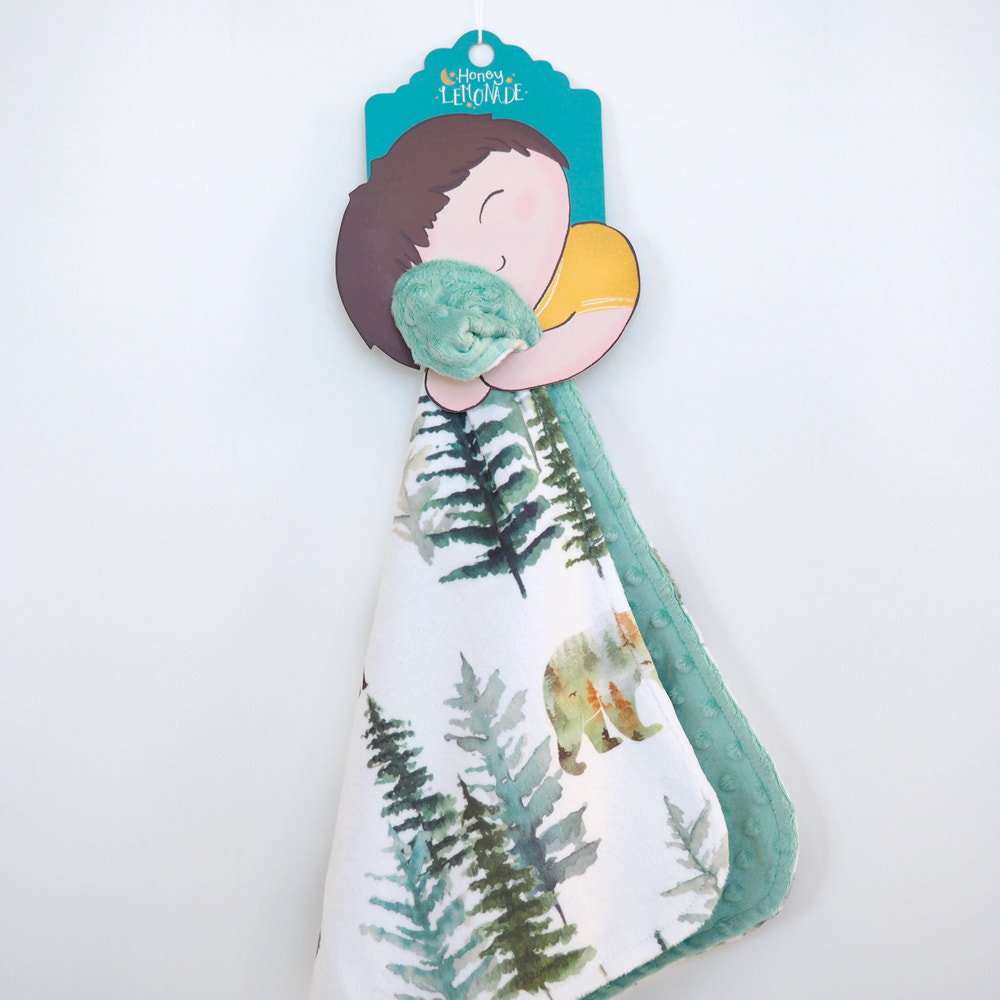 Mini Minky Blanket In The Woods - MOOGCO Baby