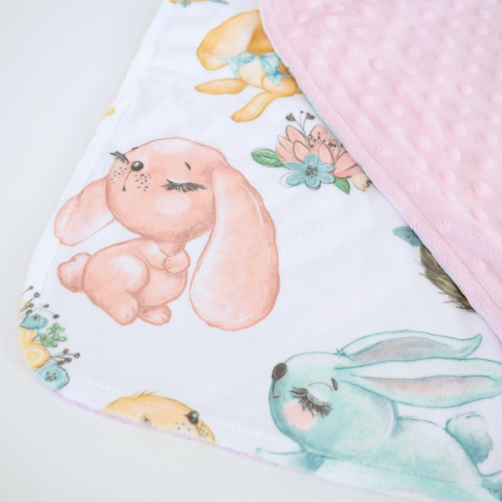 Mini Minky Blanket Bunnies - MOOGCO Baby