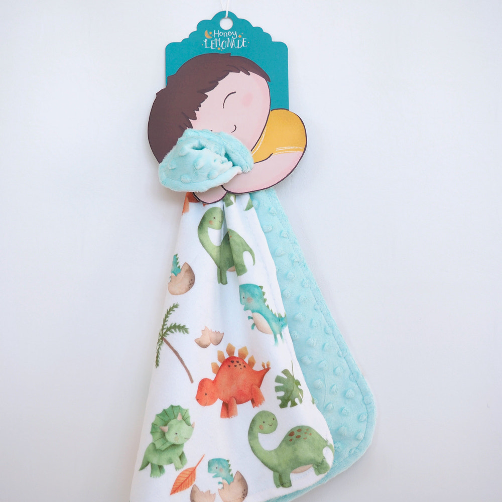 Mini Minky Blanket Dino - MOOGCO Baby