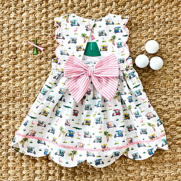 The Palms Reversible Golf Dress - MOOGCO Baby