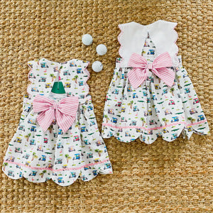 The Palms Reversible Golf Dress - MOOGCO Baby