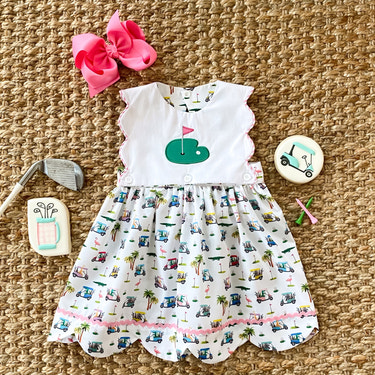 The Palms Reversible Golf Dress - MOOGCO Baby