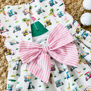 The Palms Reversible Golf Dress - MOOGCO Baby