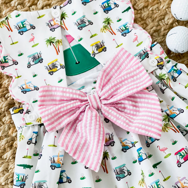 The Palms Reversible Golf Dress - MOOGCO Baby