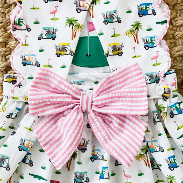 The Palms Reversible Golf Dress - MOOGCO Baby