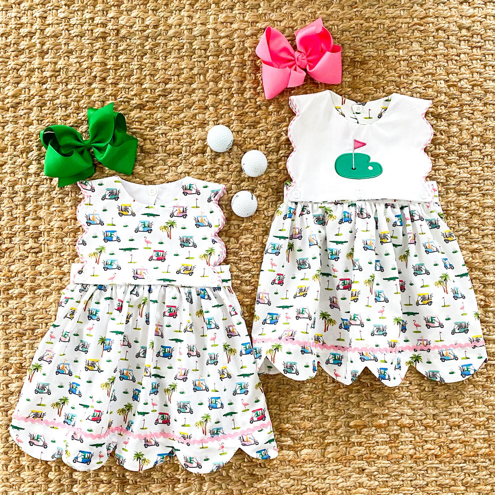 The Palms Reversible Golf Dress - MOOGCO Baby