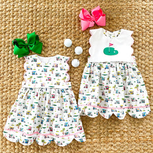 The Palms Reversible Golf Dress - MOOGCO Baby