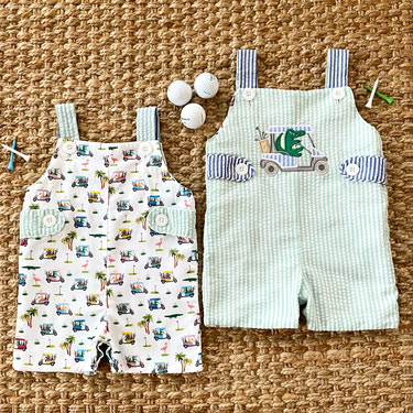 Reversible The Palms Golf Jon Jon - MOOGCO Baby